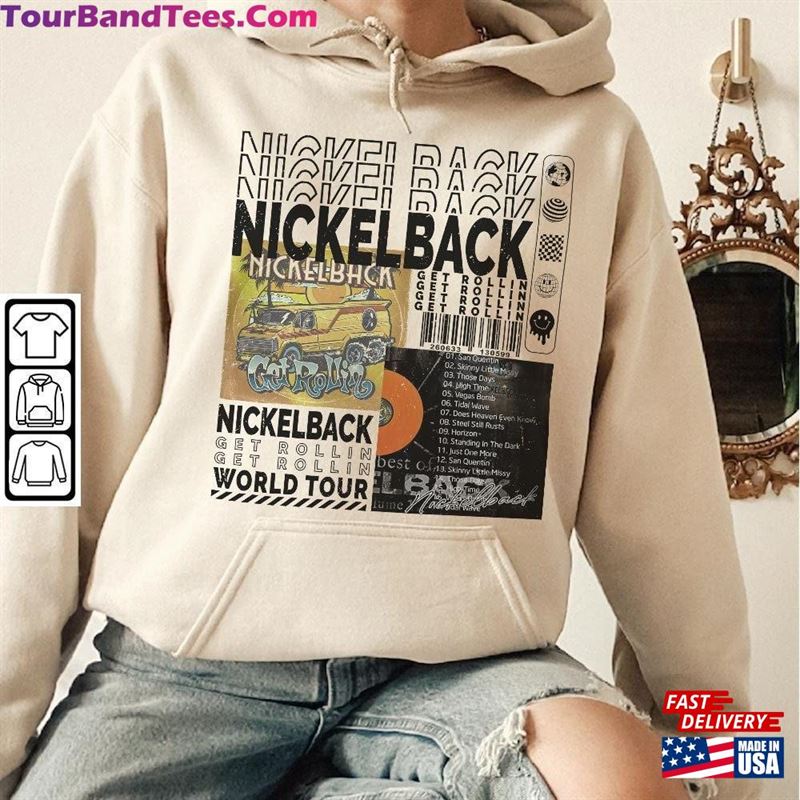 Nickelback Music Shirt Merch Vintage Get Rollin Unisex T-Shirt 29Uf124576 – Utopia Fashion