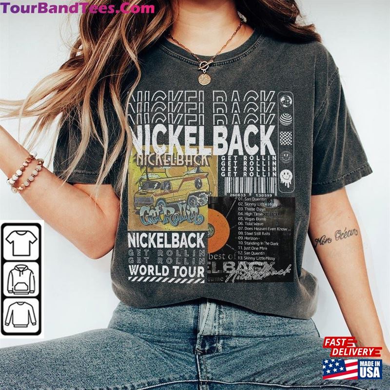 Nickelback Music Shirt Merch Vintage Get Rollin Unisex T-Shirt 29Uf124576 – Utopia Fashion