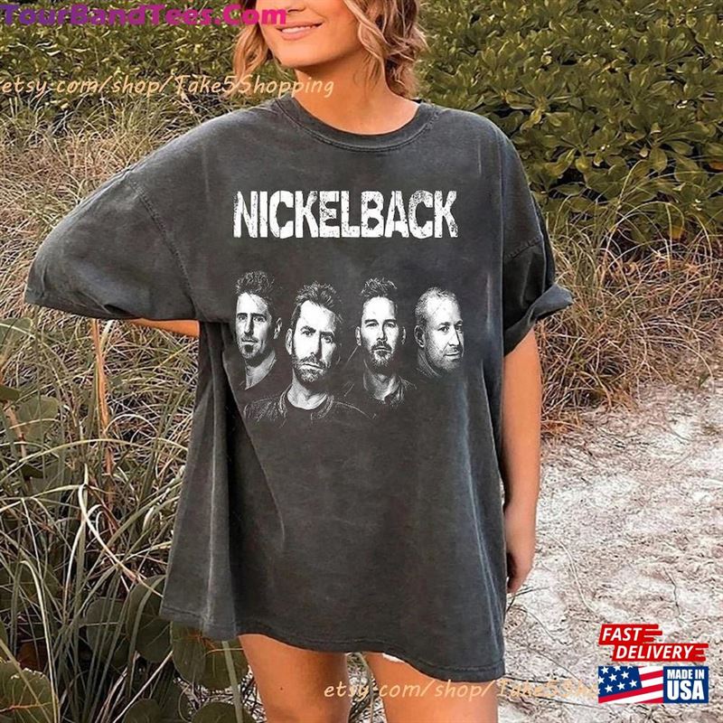 Nickelbacks Vintage Graphic Shirt Nick Lebacks Merch Unisex T-Shirt 29Uf136575 – Utopia Fashion