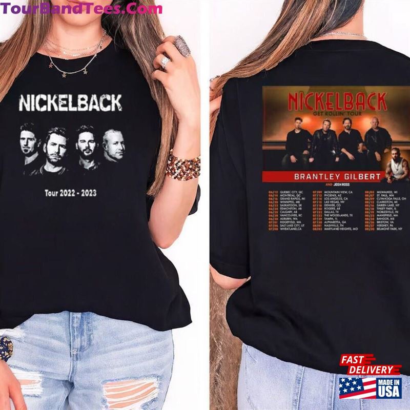 Nickleback Tour Sides Shirt With Dates Merch T-Shirt Unisex 29Uf136727 – Utopia Fashion