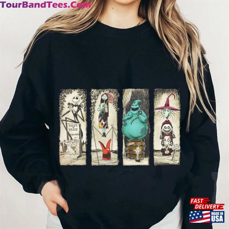 Nightmare Before Christmas Stretching Room Shirt Wdw Trip T-Shirt Disneyland Family Tee Halloween Party Hoodie 29Uf131657 – Utopia Fashion