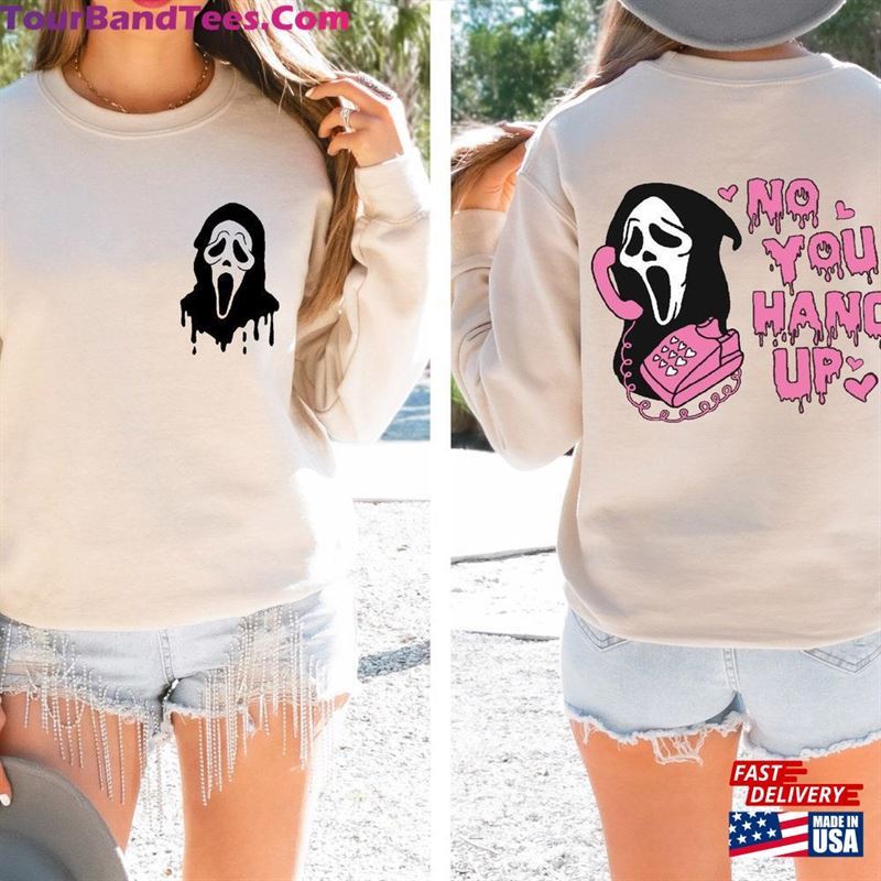 No You Hang Up Sweatshirt Printed Front And Back Halloween Scary Horror Unisex 29Uf122826 – Utopia Fashion