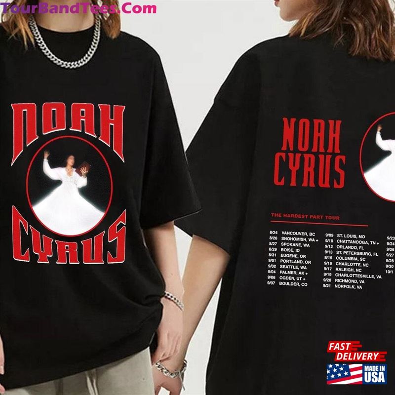 Noah Cyrus The Hardest Part Tour Shirt Fan Concert Classic Sweatshirt 29Uf124163 – Utopia Fashion