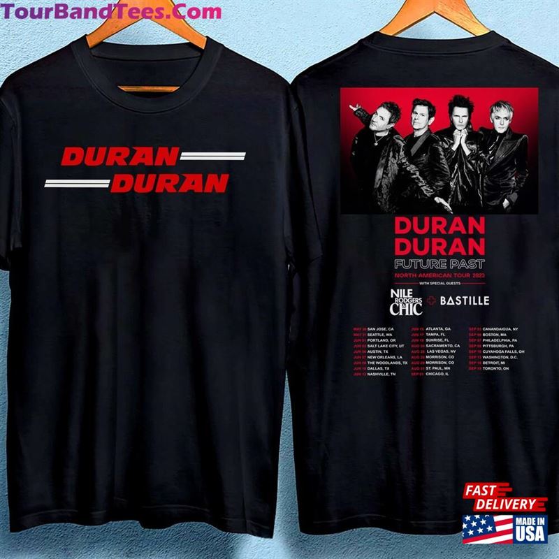 North American Tour Duran Future Past Shirt Music T-Shirt Classic 29Uf118738 – Utopia Fashion