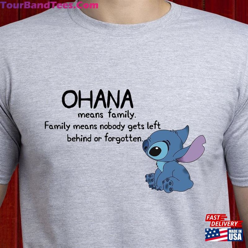 Ohana Means Family T Shirt Cute Stitch Tshirt Unisex Classic 29Uf136929 – Utopia Fashion