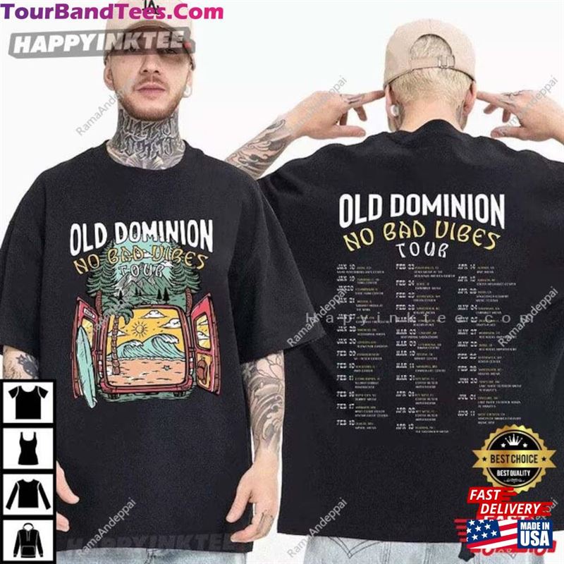 Old Dominion No Bad Vibes Tour Gift For Fans T-Shirt Bring Your Ideas Hoodie 29Uf136774 – Utopia Fashion