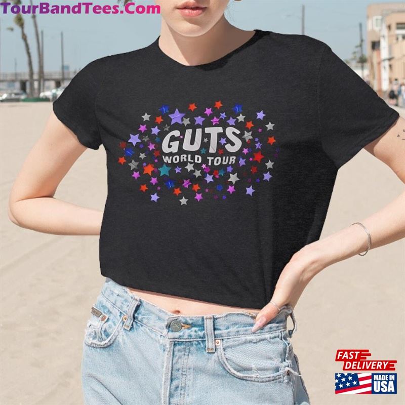 Olivia Rodrigo Guts Tour Flowy Cropped Tee Fan Merch Classic Hoodie 29Uf123690 – Utopia Fashion