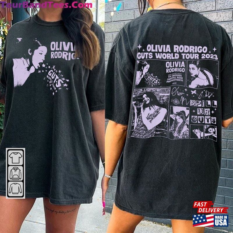 Olivia Rodrigo Guts World Tour Music Shirt Sides Vintage Singer Y2K Sweatshirt Classic 29Uf132009 – Utopia Fashion