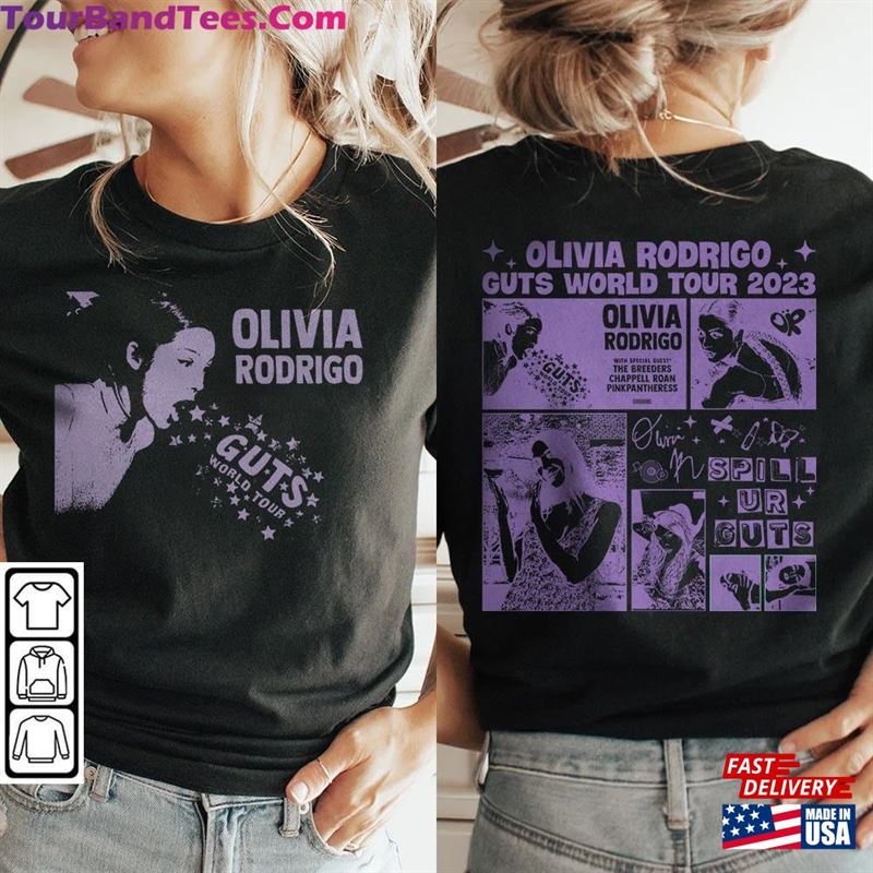 Olivia Rodrigo Guts World Tour Music Shirt Sides Vintage Singer Y2K Sweatshirt Classic 29Uf132009 – Utopia Fashion