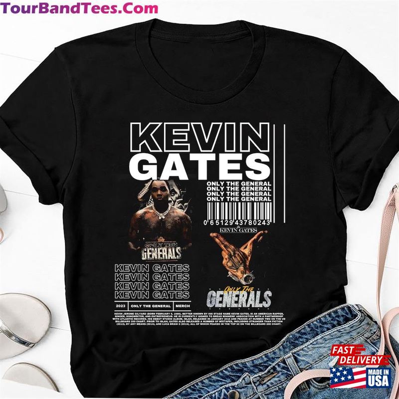 Only The Generals Tour Kevin Gates T-Shirt Rapper 90S Vintage Tee Shirt Hoodie Unisex 29Uf123908 – Utopia Fashion