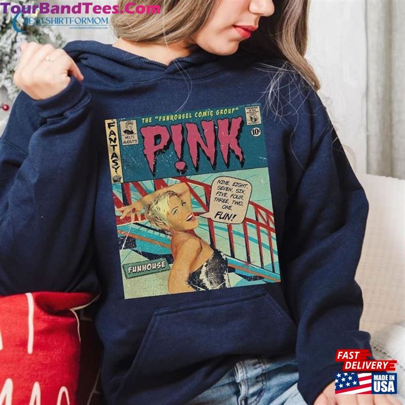 P!Nk Comic 90S Vintage Merch Pink On Tour Summer Carnival Shirt Hoodie Classic 29Uf122619 – Utopia Fashion