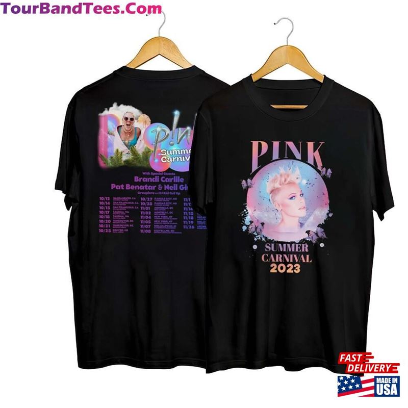 P!Nk Summer Carnival Shirt Trustfall Album Tee Pink Singer Tour Sweatshirt Classic T-Shirt 29Uf119188 – Utopia Fashion