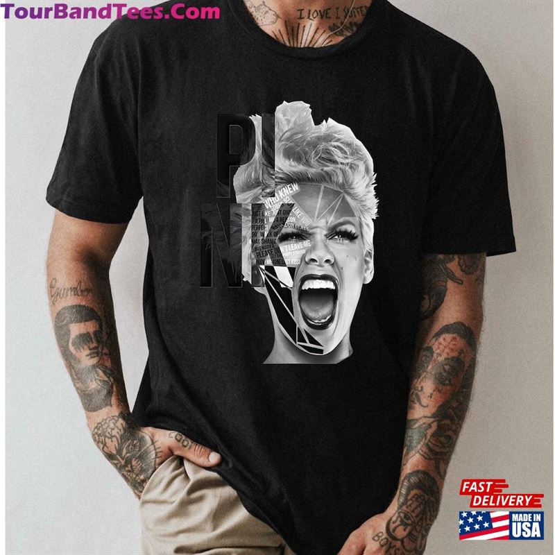 P!Nk Summer Carnival Trustfall Album Tee Pink Singer Tour Classic T-Shirt 29Uf118342 – Utopia Fashion