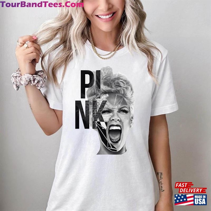 P!Nk Summer Carnival Trustfall Album Tee Pink Singer Tour Classic T-Shirt 29Uf118342 – Utopia Fashion