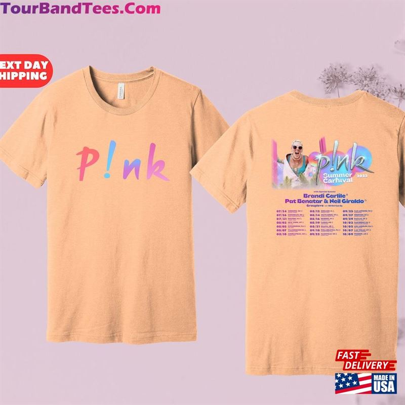 P!Nk Summer Carnival Trustfall Album Tee Pink Singer Tour Classic Unisex 29Uf123348 – Utopia Fashion