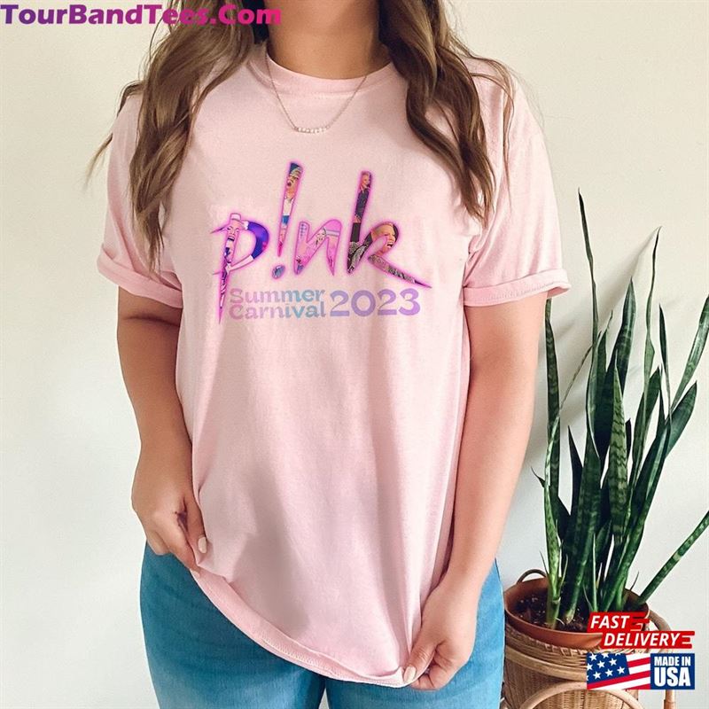 P!Nk Summer Carnival Trustfall Album Tee Pink Singer Tour Sweatshirt T-Shirt 29Uf131680 – Utopia Fashion