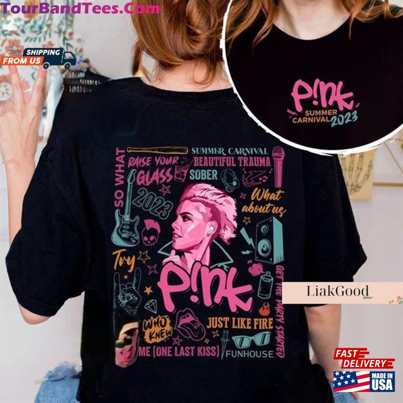 P!Nk Summer Carnival Tour T-Shirt Pink Singer Shirt Hoodie 29Uf124094 – Utopia Fashion