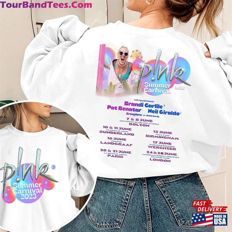 P!Nk Summer Uk Carnival Tour Sides Shirt Hoodie Unisex 29Uf122822 – Utopia Fashion