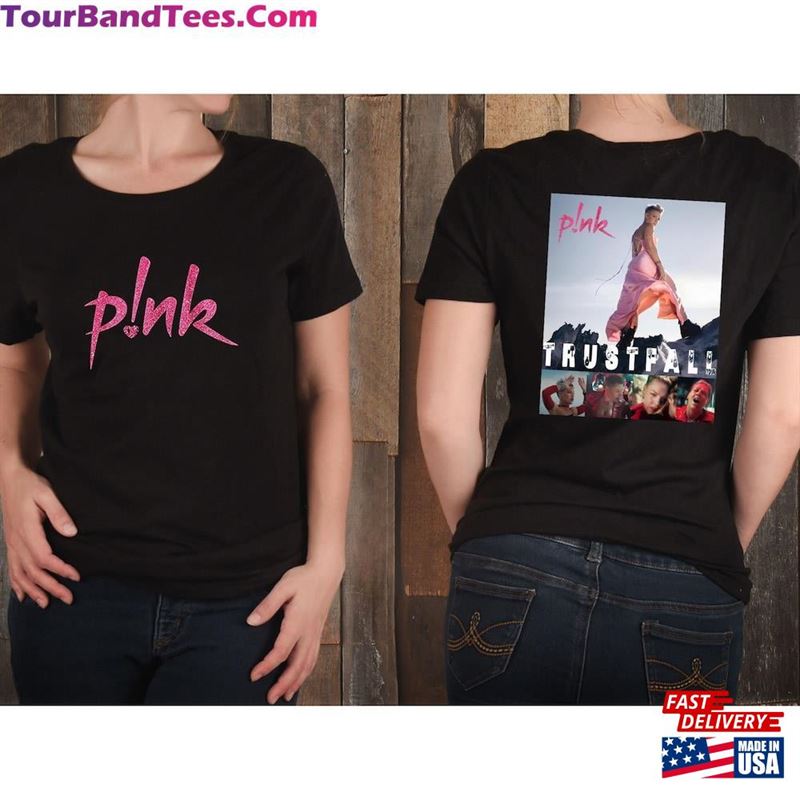 P!Nk Trustfall Tour T-Shirt Album Shirt Pink Classic 29Uf124285 – Utopia Fashion