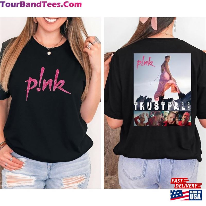 P!Nk Trustfall Tour T-Shirt Album Shirt Pink Classic 29Uf124285 – Utopia Fashion