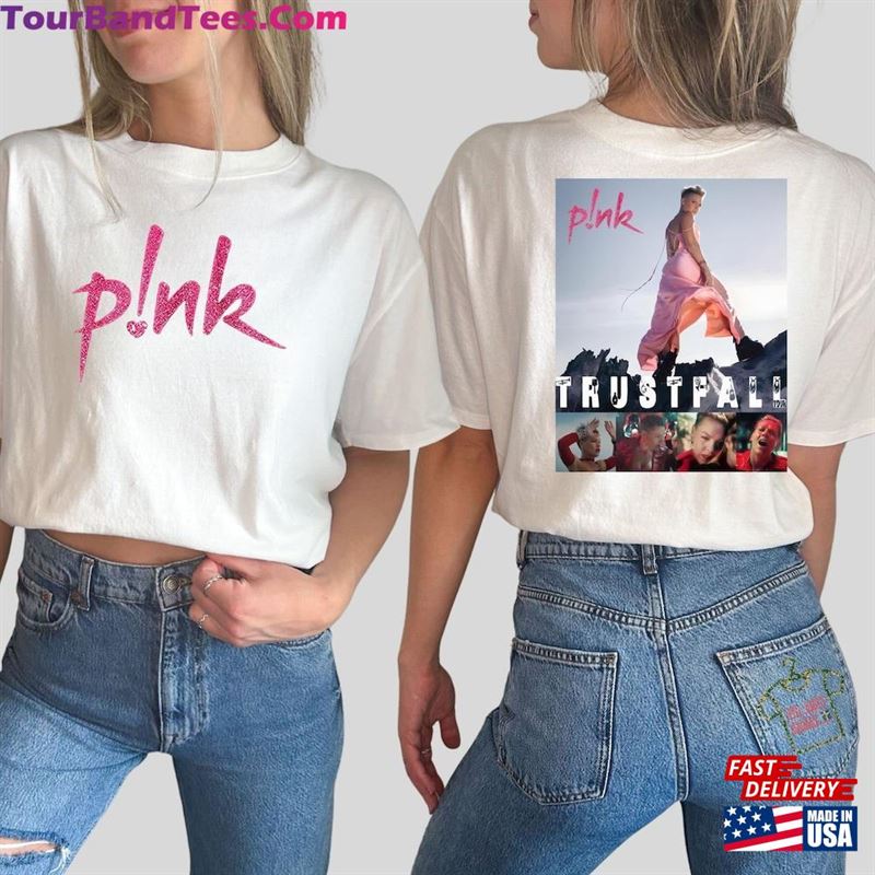 P!Nk Trustfall Tour T-Shirt Album Shirt Pink Classic 29Uf124285 – Utopia Fashion