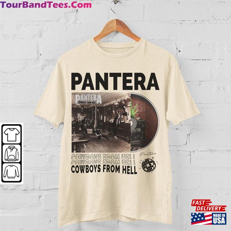 Pantera Music Shirt V1 Merch Vintage World Tour Tickets Album Cowboys From Hell Graphic Tee 90S Y2K Gift For Fan L905M Classic Hoodie 29Uf124516 – Utopia Fashion