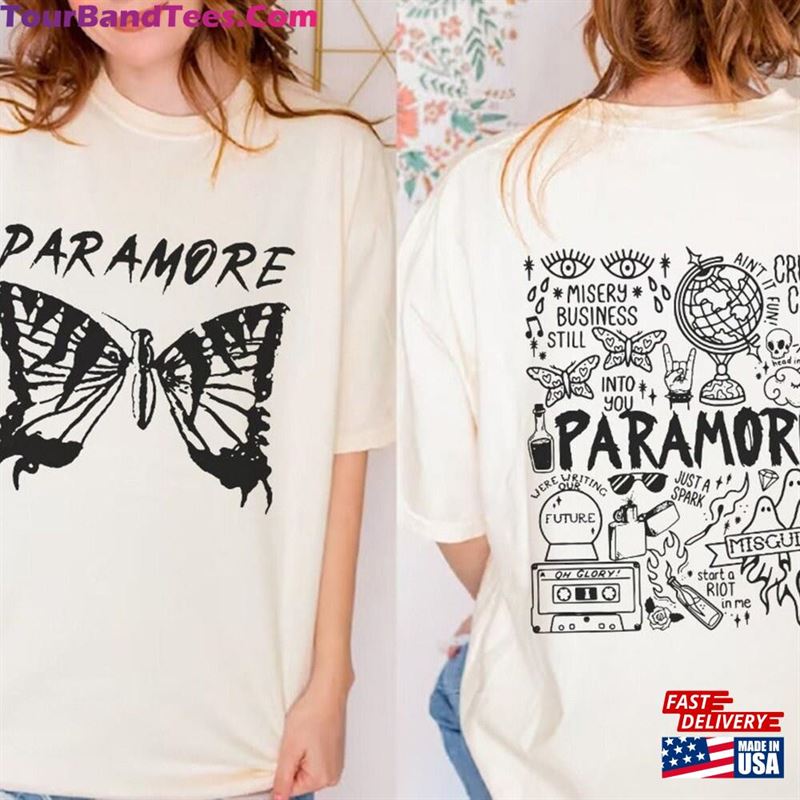 Paramore Tour Shirt Doodle Art Hoodie Classic 29Uf131843 – Utopia Fashion