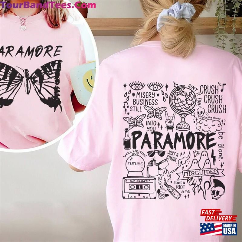 Paramore Tour Shirt Doodle Art Hoodie Classic 29Uf131843 – Utopia Fashion