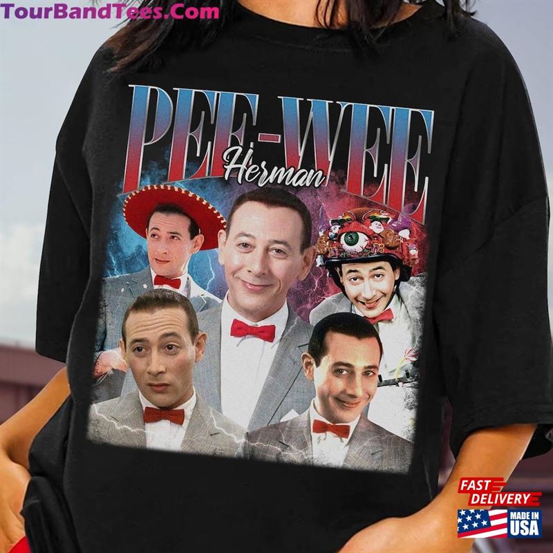 Pee Wee Herman Vintage Graphic T-Shirt Homage Tv Shirt Bootleg Rap Hoodie 29Uf123662 – Utopia Fashion