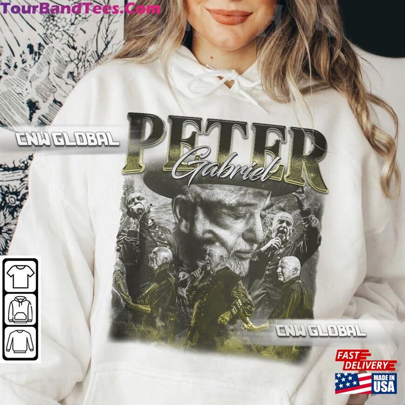 Peter Gabriel 73Rd Anniversary 90S Music Shirt Bootleg Vintage Y2K Sweatshirt Hoodie Unisex 29Uf131621 – Utopia Fashion