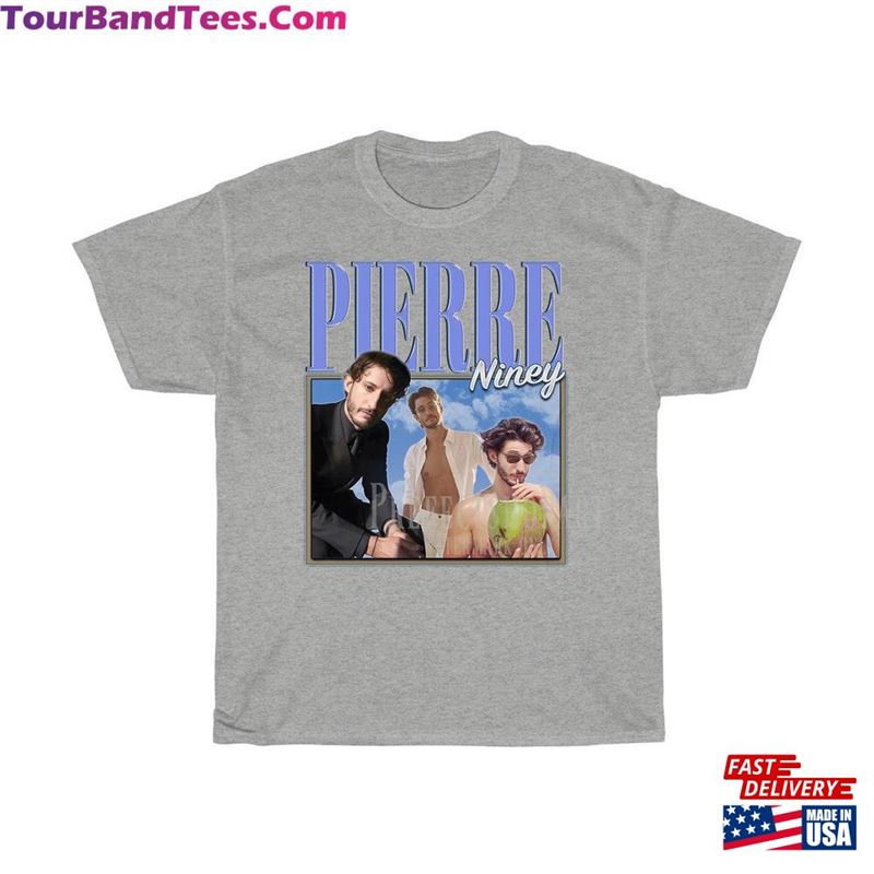 Pierre Niney Vintage Shirt Homage T-Shirt Fan Tees Sweatshirt Unisex 29Uf124483 – Utopia Fashion