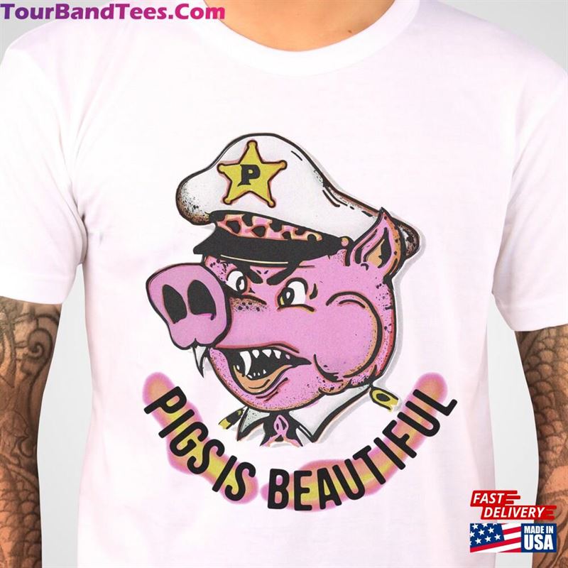 Pigs Is Beautiful Men’S Unisex T-Shirt 29Uf119308 – Utopia Fashion