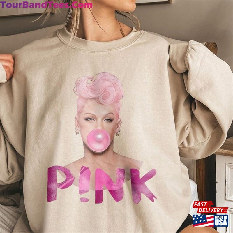 Pink Shirt Bubblegum Sweatshirt P!Nk Summer Carnival Tour Hoodie Unisex 29Uf122786 – Utopia Fashion