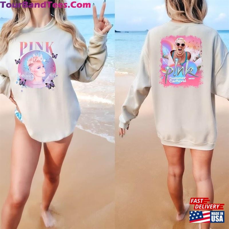 Pink Summer Carnival Trustfall Album Tee Singer Tour Classic Hoodie 29Uf136504 – Utopia Fashion