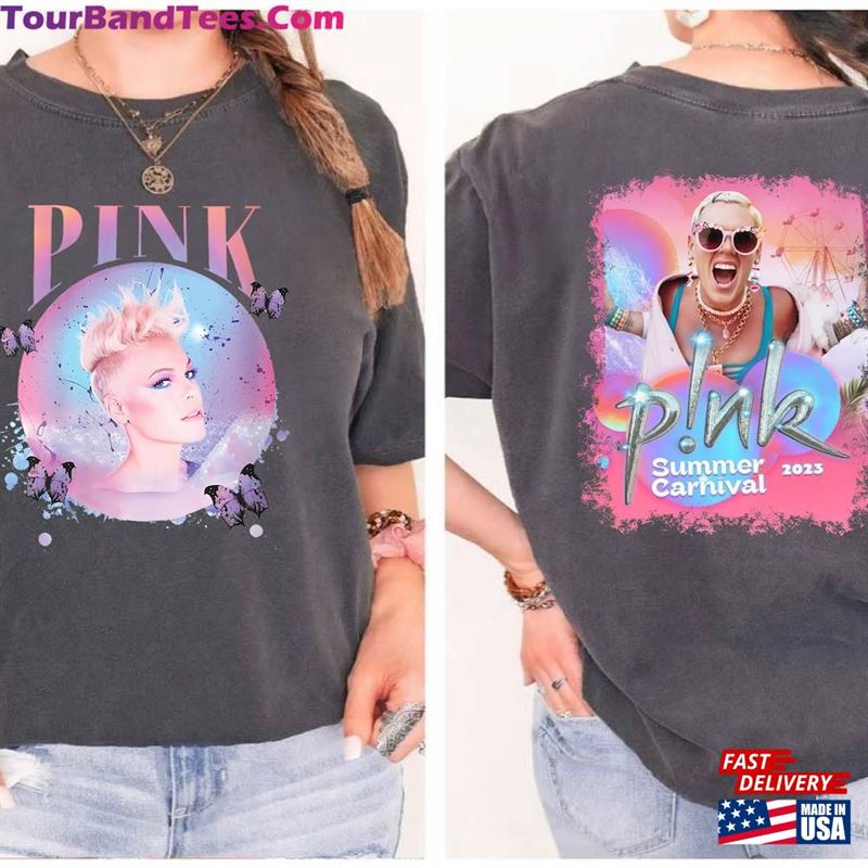 Pink Summer Carnival Trustfall Album Tee Singer Tour Classic Hoodie 29Uf136504 – Utopia Fashion