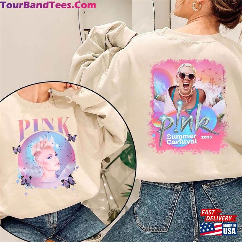 Pink Summer Carnival Trustfall Album Tee Singer Tour Classic Hoodie 29Uf136504 – Utopia Fashion