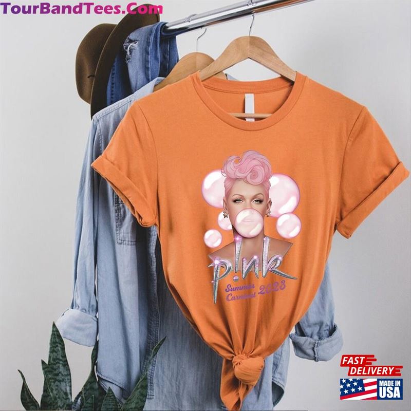 Pink Summer Carnival Trustfall Album Tee Singer Tour T-Shirt Hoodie 29Uf118449 – Utopia Fashion