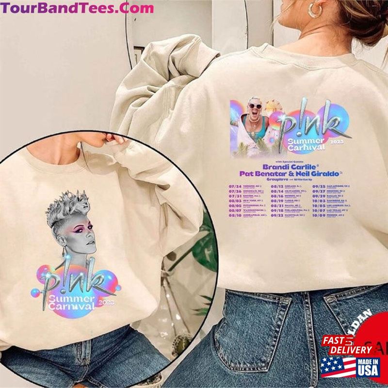 Pink Summer Carnival Trustfall Album Tee Singer Tour Unisex Sweatshirt 29Uf118624 – Utopia Fashion