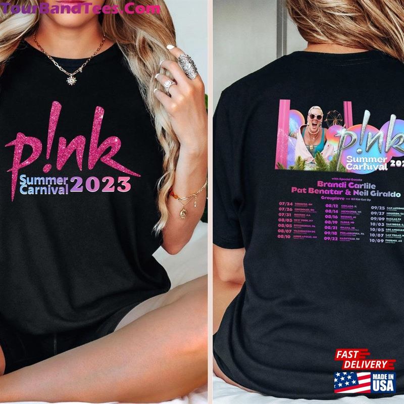 Pink Summer Carnival Tour T-Shirt P!Nk Shirt Trust Fall Album Sweatshirt Classic Unisex 29Uf122547 – Utopia Fashion