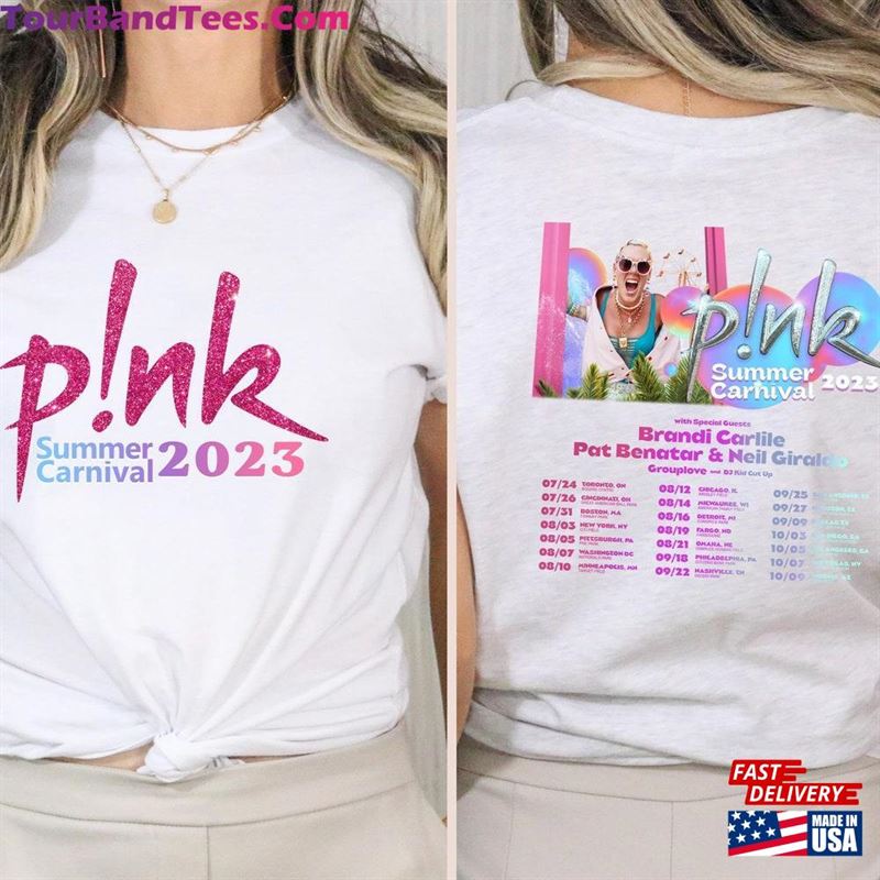 Pink Summer Carnival Tour T-Shirt P!Nk Shirt Trust Fall Album Sweatshirt Classic Unisex 29Uf122547 – Utopia Fashion