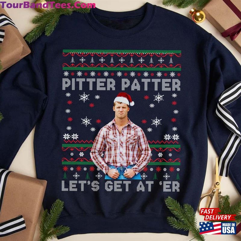 Pitter Patter Let’S Get At Er Christmas Shirt Classic Hoodie 29Uf122185 – Utopia Fashion