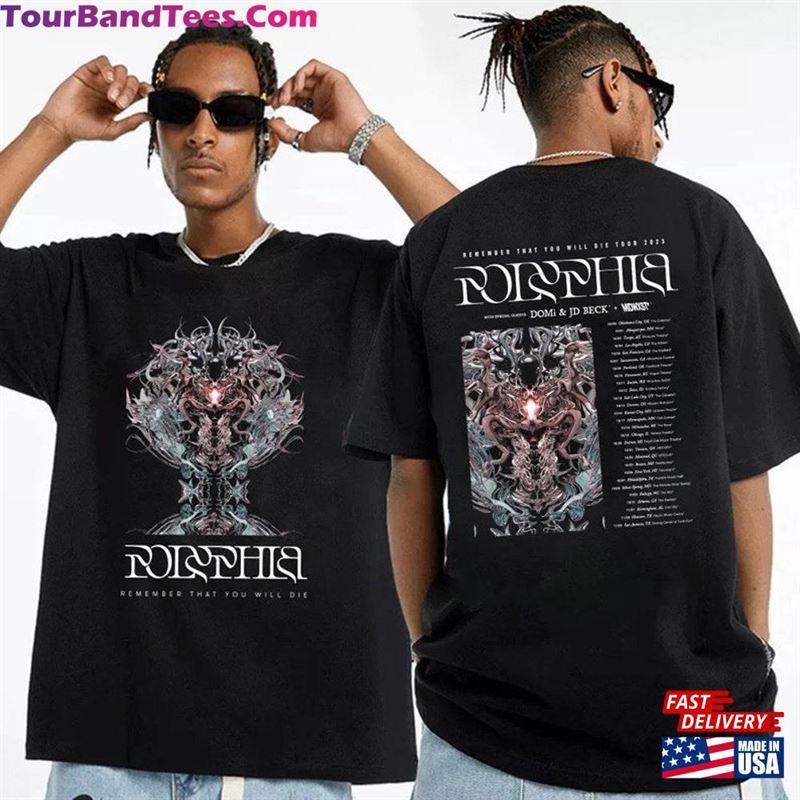 Polyphia Tour Shirt Remember That You Will Die Rock Band Sweatshirt Classic 29Uf123231 – Utopia Fashion