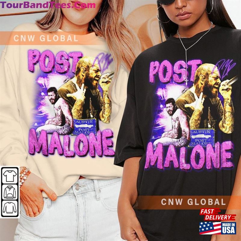 Post Malone Austin Rap Shirt Y2K 90S Merch Vintage Album Song Hoodie Unisex 29Uf124452 – Utopia Fashion