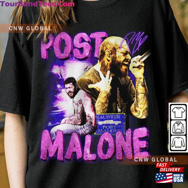 Post Malone Austin Rap Shirt Y2K 90S Merch Vintage Album Song Hoodie Unisex 29Uf124452 – Utopia Fashion