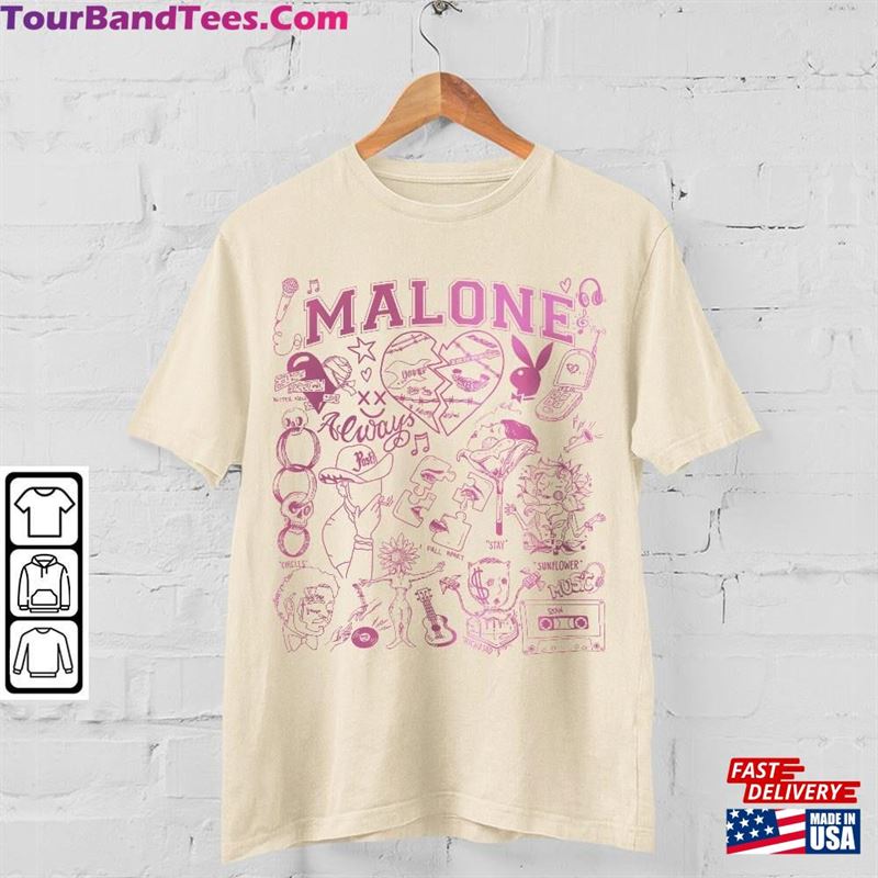 Post Malone Doodle Art Tattoo Shirt Album Lyrics Sweatshirt Hoodie T-Shirt 29Uf136530 – Utopia Fashion