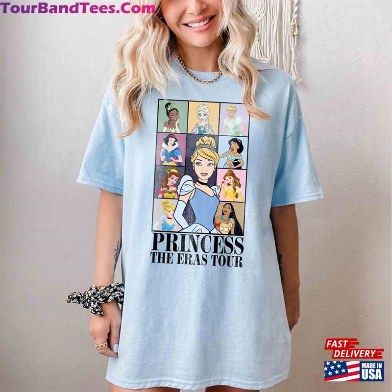 Princess Eras Tour T-Shirt Disney Comfort Colors Shirt Characters Classic Hoodie 29Uf118343 – Utopia Fashion