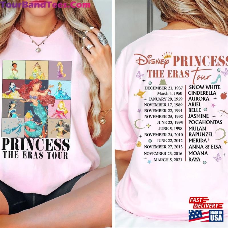 Princess Eras Tour Two Sided Shirt Disney Hoodie Sweatshirt 29Uf118364 – Utopia Fashion