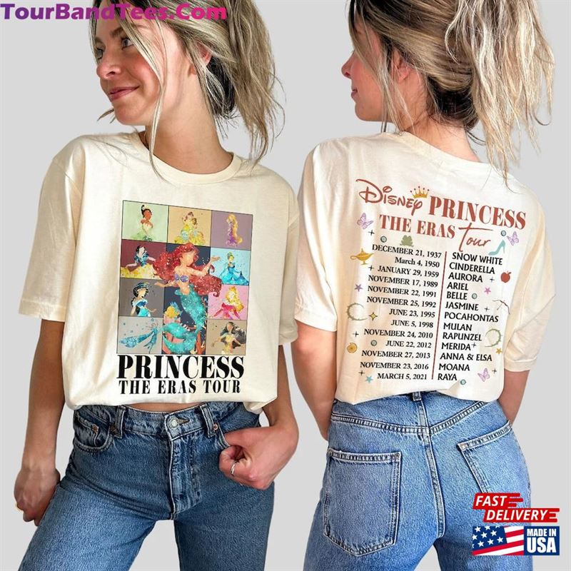 Princess Eras Tour Two Sided Shirt Disney Hoodie Sweatshirt 29Uf118364 – Utopia Fashion