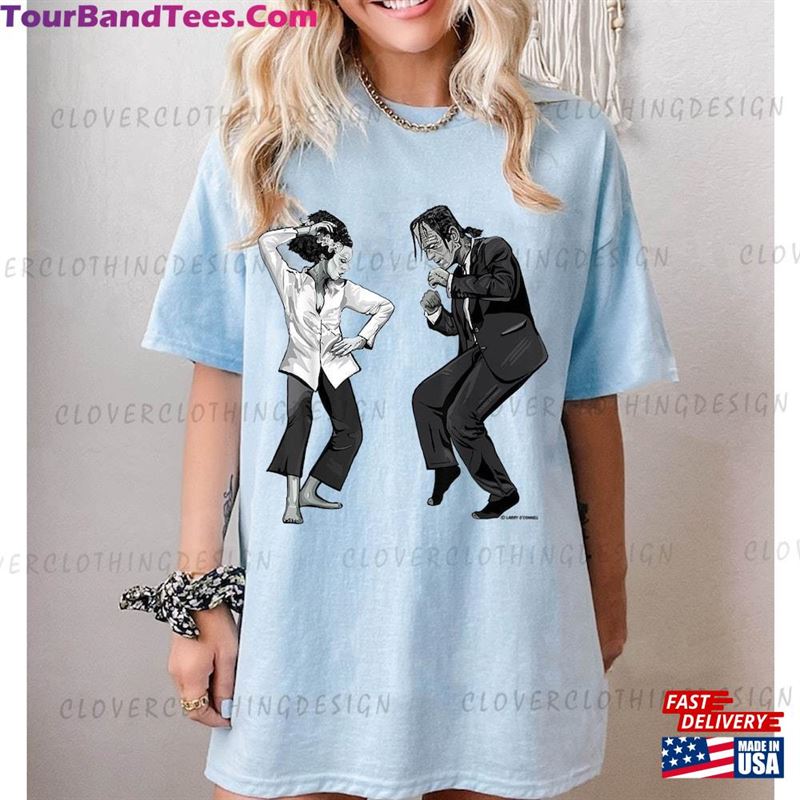 Pulp Frankensteins T Shirt Frankenstein Dancing In Halloween Vintage T-Shirt Classic Unisex 29Uf122497 – Utopia Fashion