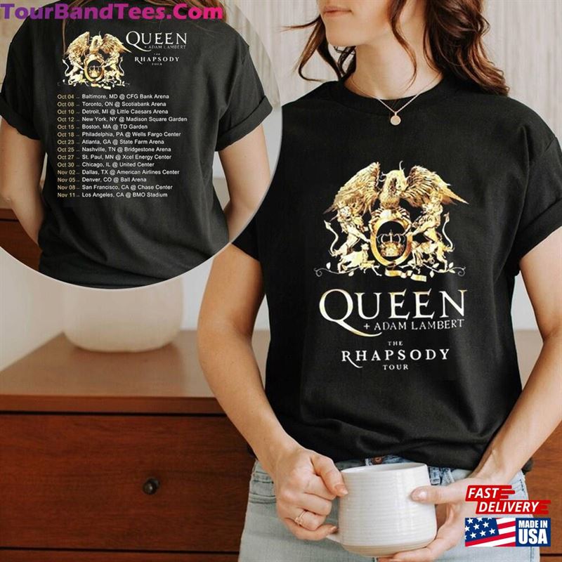 Queen Adam Lambert The Rhapsody Tour T-Shirt Rock Band Classic Hoodie 29Uf119311 – Utopia Fashion